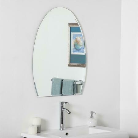 DECOR WONDERLAND Sena Modern Bathroom Mirror - Silver SSM209